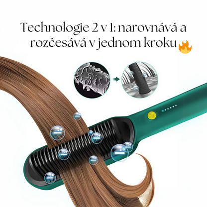 Perfektně Hladké™ –  Vyhlazovací kartáč 2 v 1 proti popálení, 5 úrovní, 45W