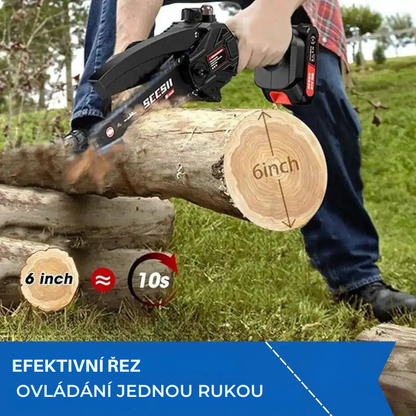 PowerCut™ – Mini bezdrátová řetězová pila se 2 bateriemi – [AKCE PLATÍ JEN DNES]