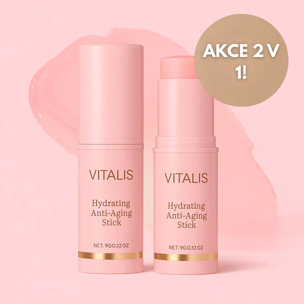 ✨ Vitalis – Tajemství pevné, hebké a zářivé pleti – (1+1 ZDARMA)